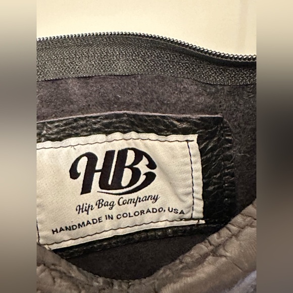 Hip Bag Company Black Leather Fringe Crossbody – Handmade USA - Picture 4 of 10